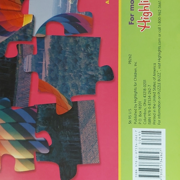 Highlights Puzzle Buzz. Children's puzzle book. stickers included. Like new! - Picture 9 of 11